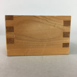 Japanese Wooden Sake Cup Guinomi Sakazuki Vtg Masu Natural UR186