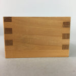 Japanese Wooden Sake Cup Guinomi Sakazuki Vtg Masu Natural UR186