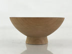 Japanese Wooden Sake Cup Vtg Fuji Mountain Guinomi Ochoko Sakazuki Brown G72