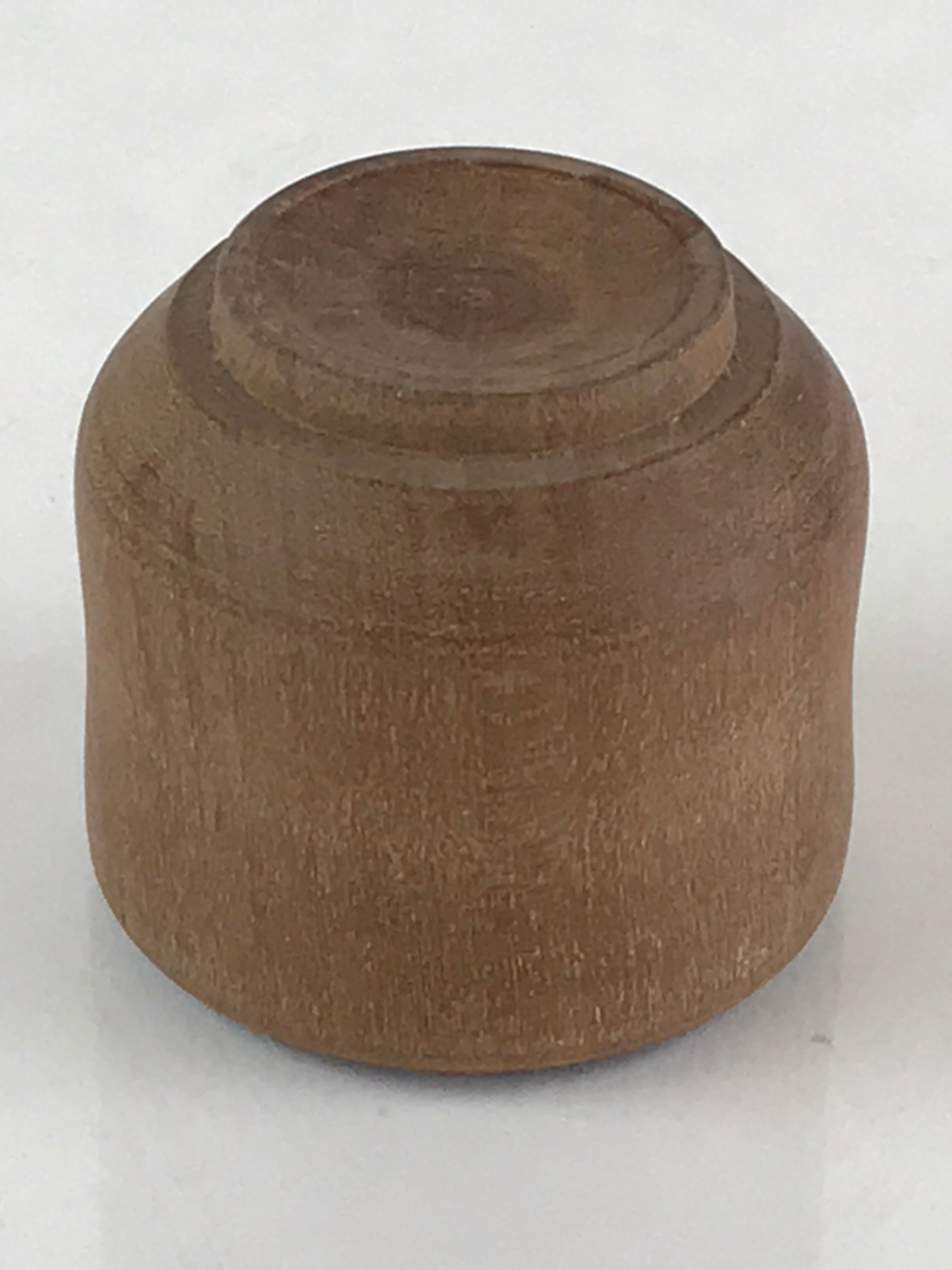 Japanese Wooden Sake Cup Vtg Guinomi Ochoko Sakazuki Wooden Products G75