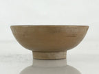 Japanese Wooden Sake Cup Vtg Wood Carved Guinomi Ochoko Sakazuki Brown G73