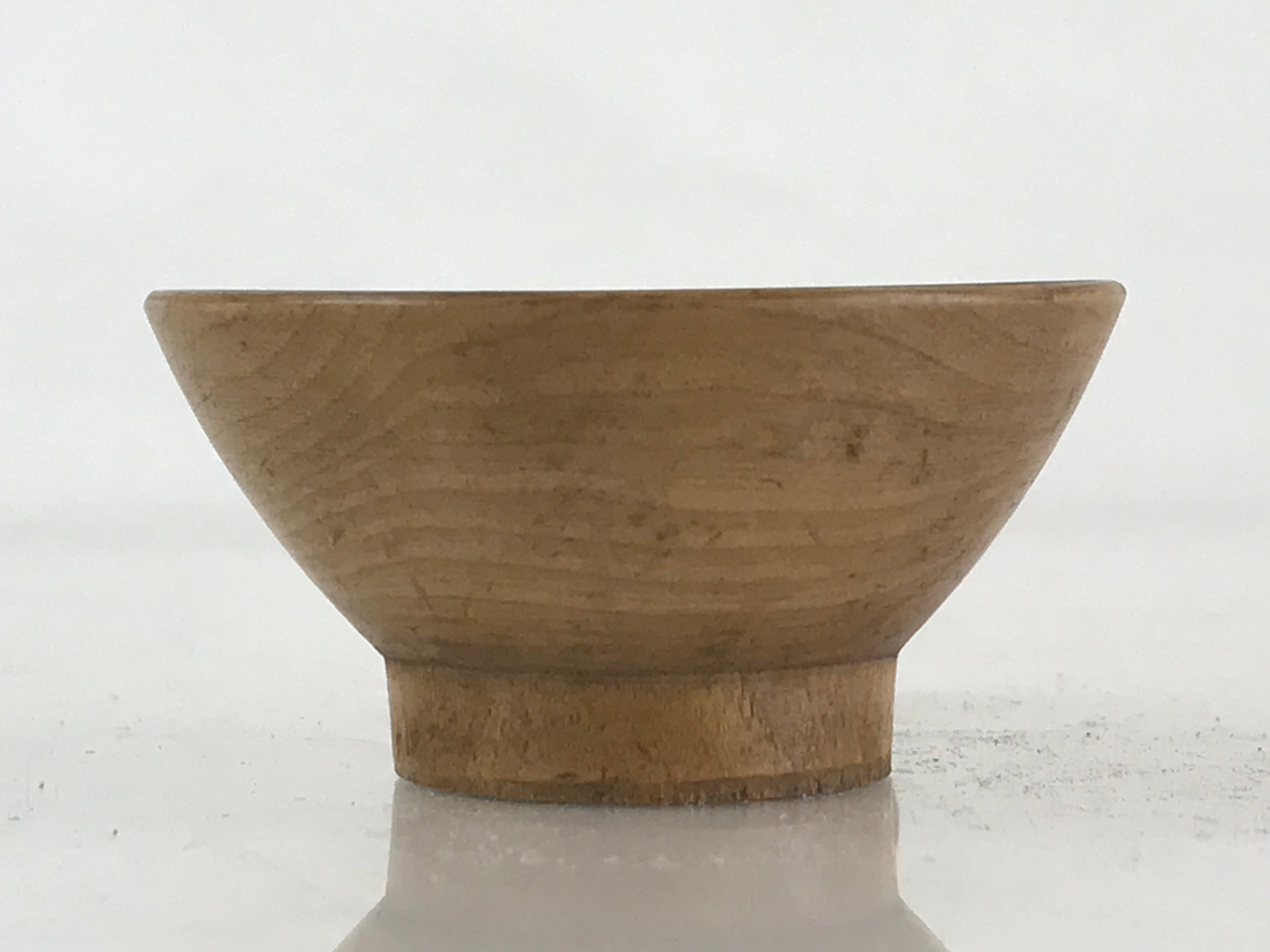 Japanese Wooden Sake Cup Vtg Wood Carved Guinomi Ochoko Sakazuki Gourd G74