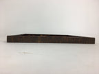 Japanese Wooden Serving Tray Vtg Cherry Bark Finish Brown Square Obon UR533