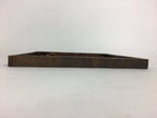 Japanese Wooden Serving Tray Vtg Cherry Bark Finish Brown Square Obon UR533