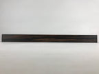 Japanese Wooden Serving Tray Vtg Large Kyoto Obon Dark Brown Rectangle UR869
