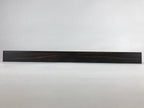 Japanese Wooden Serving Tray Vtg Large Kyoto Obon Dark Brown Rectangle UR869