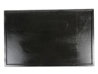 Japanese Wooden Serving Tray Vtg Large Obon Dark Brown Rectangle UR856