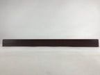 Japanese Wooden Serving Tray Vtg Large Obon Dark Brown Rectangle UR856