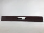 Japanese Wooden Serving Tray Vtg Large Obon Dark Brown Rectangle UR856