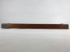 Japanese Wooden Serving Tray Vtg Large Obon Dark Brown Rectangle UR871