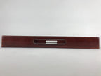 Japanese Wooden Serving Tray Vtg Large Obon Dark Brown Rectangle UR872