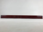 Japanese Wooden Serving Tray Vtg Obon Aizu-nuri Maki-e Flowers Brown UR868