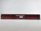 Japanese Wooden Serving Tray Vtg Obon Aizu-nuri Maki-e Flowers Brown UR868