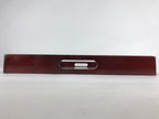Japanese Wooden Serving Tray Vtg Obon Aizu-nuri Maki-e Flowers Brown UR868