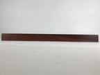 Japanese Wooden Serving Tray Vtg Obon Aizu-nuri Maki-e Peony Flowers UR870