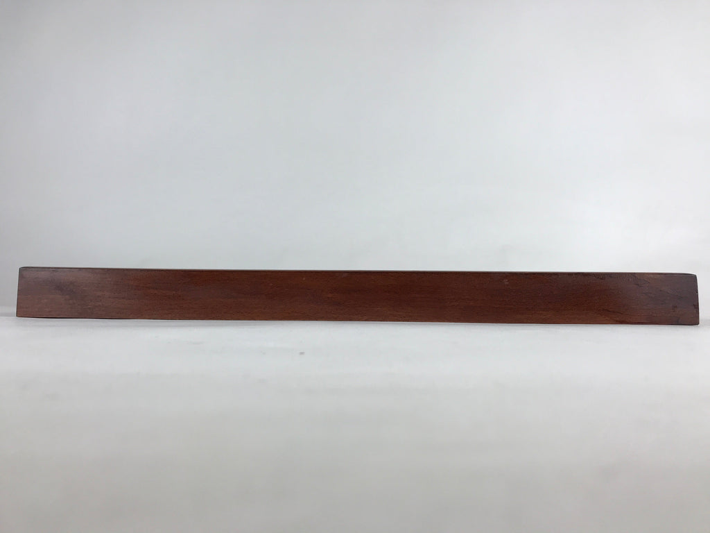 Japanese Wooden Serving Tray Vtg Obon Aizu-nuri Maki-e Peony Flowers UR870