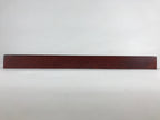 Japanese Wooden Serving Tray Vtg Obon Dark Brown Gold Maki-e Flowers UR858