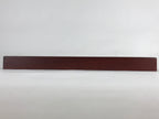 Japanese Wooden Serving Tray Vtg Obon Dark Brown Gold Maki-e Flowers UR858