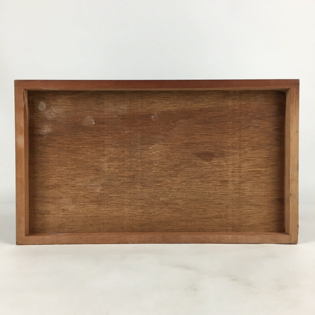 Japanese Wooden Sewing Box Vtg Cosmetic Box Tansu 4 Drawers 1door Haribako T311