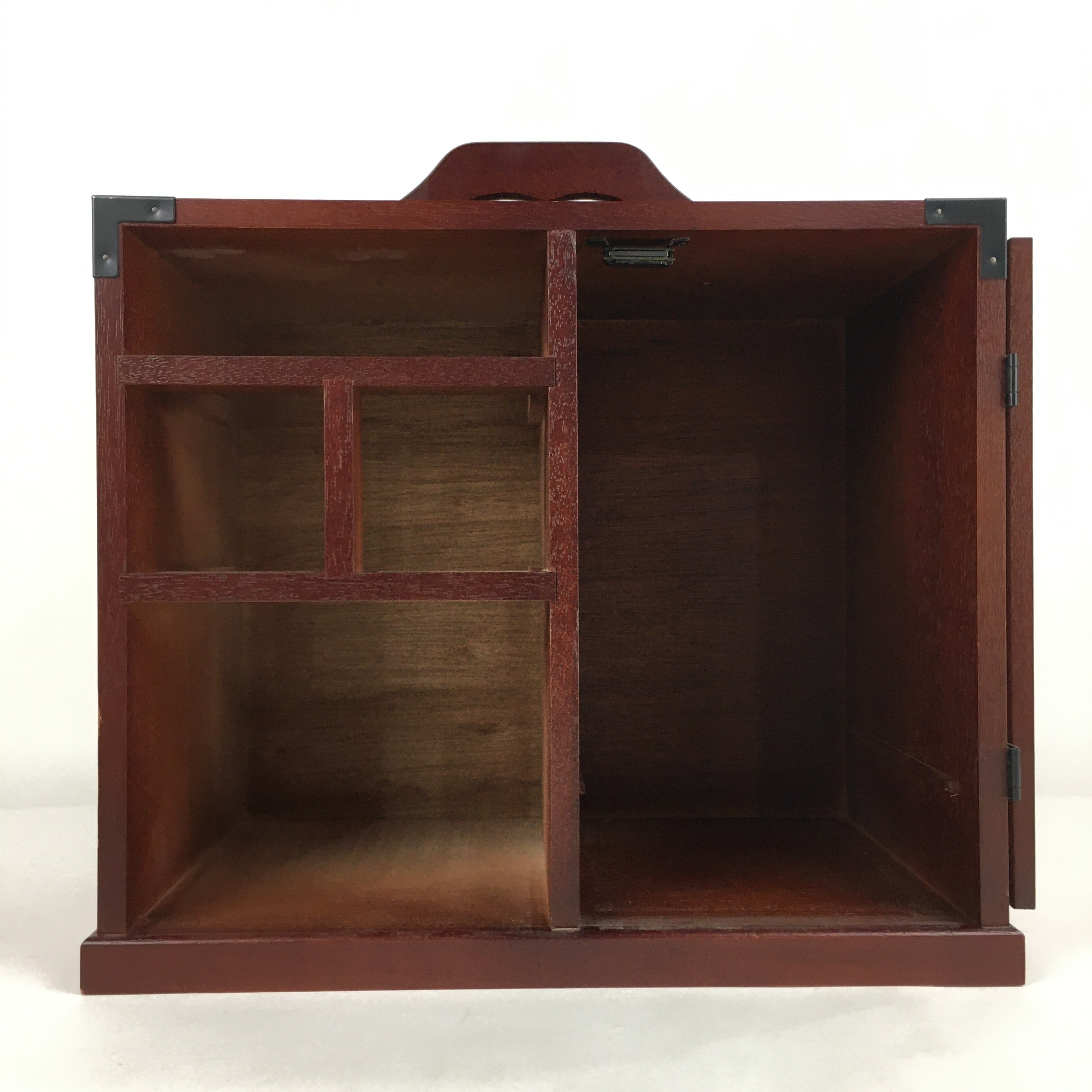 Japanese Wooden Sewing Box Vtg Cosmetic Box Tansu 4 Drawers 1door Haribako T311