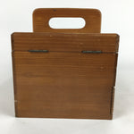 Japanese Wooden Sewing Box Vtg Haribako Chest Tansu 1 Drawers T296