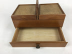Japanese Wooden Sewing Box Vtg Haribako Chest Tansu 1 Drawers T296