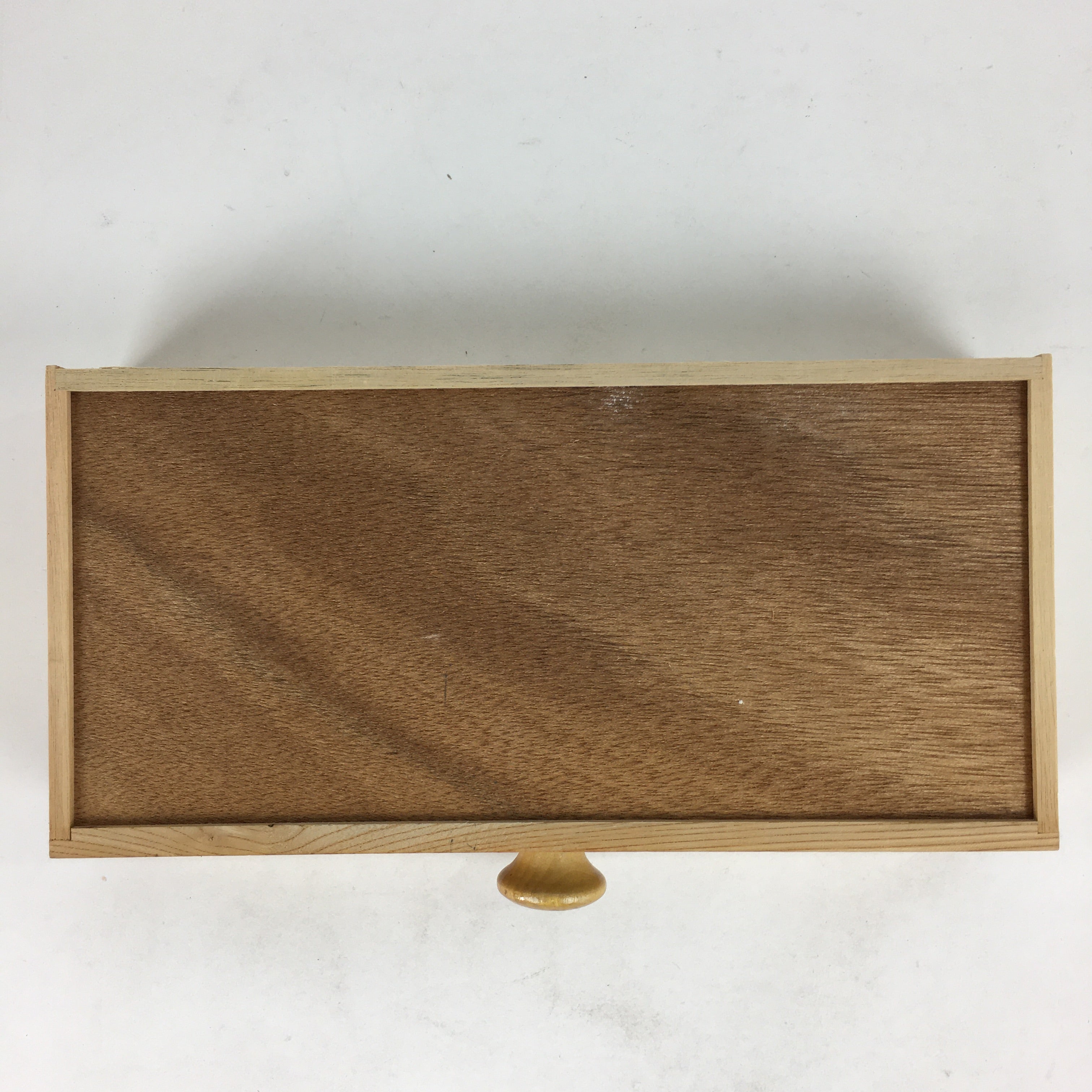 Japanese Wooden Sewing Box Vtg Haribako Chest Tansu 1 Drawers T314