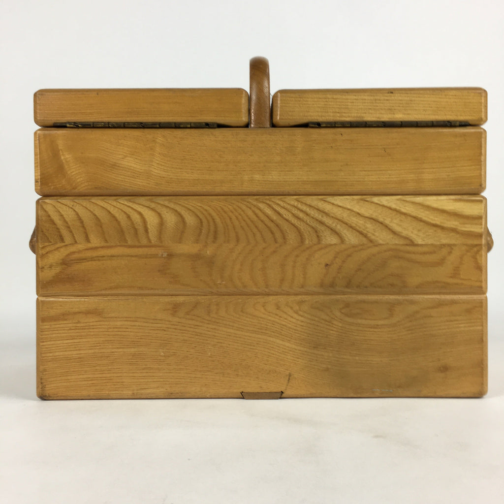 Japanese Wooden Sewing Box Vtg Haribako Chest Tansu 1 Drawers T314