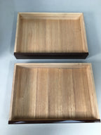 Japanese Wooden Sewing Box Vtg Haribako Chest Tansu 2 Drawers T228