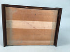 Japanese Wooden Sewing Box Vtg Haribako Chest Tansu 2 Drawers T228