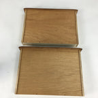 Japanese Wooden Sewing Box Vtg Haribako Chest Tansu 2 Drawers T257