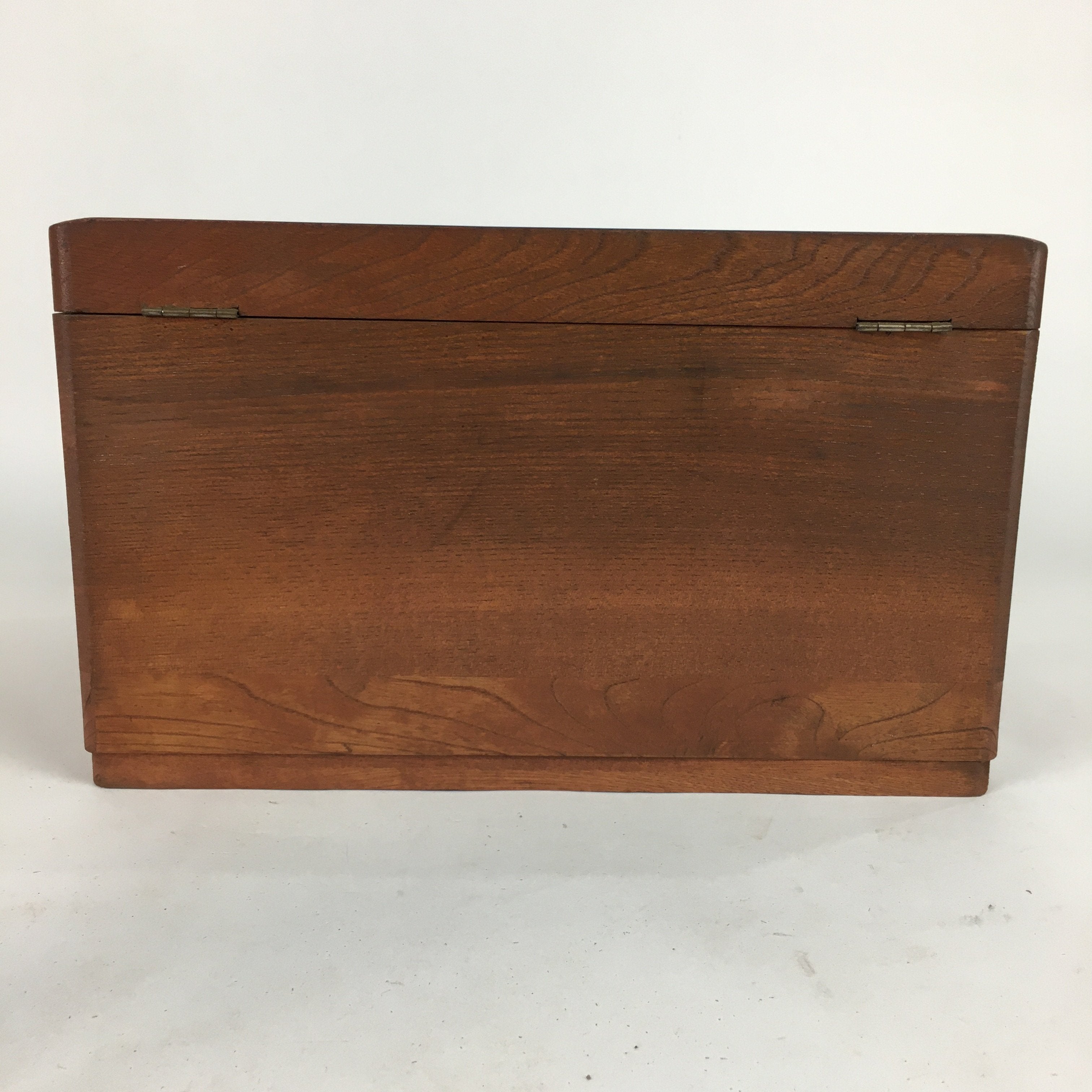 Japanese Wooden Sewing Box Vtg Haribako Chest Tansu 2 Drawers T257