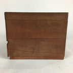 Japanese Wooden Sewing Box Vtg Haribako Chest Tansu 2 Drawers T257