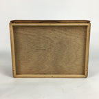 Japanese Wooden Sewing Box Vtg Haribako Chest Tansu 2 Drawers T257