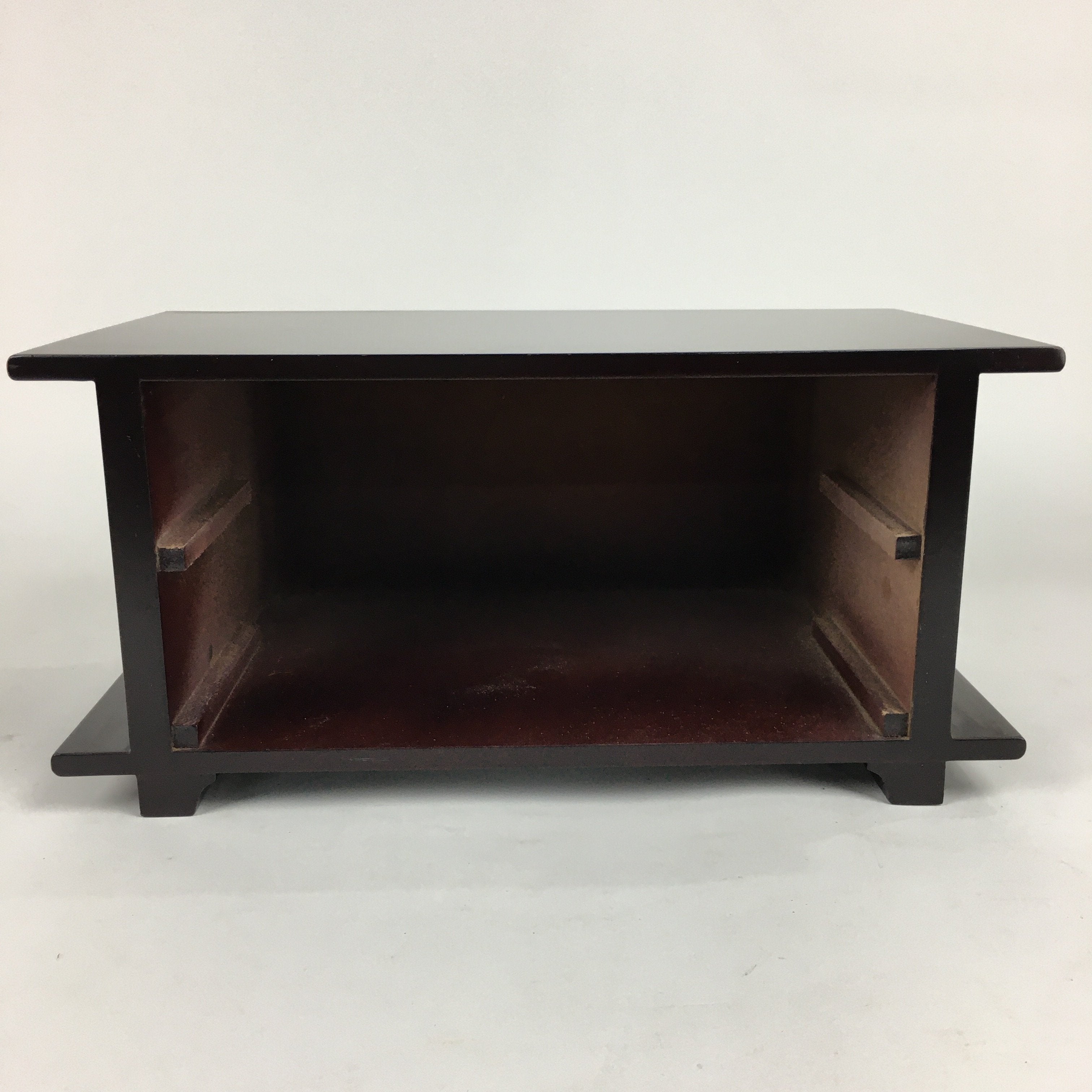 Japanese Wooden Sewing Box Vtg Haribako Chest Tansu 2 Drawers T260