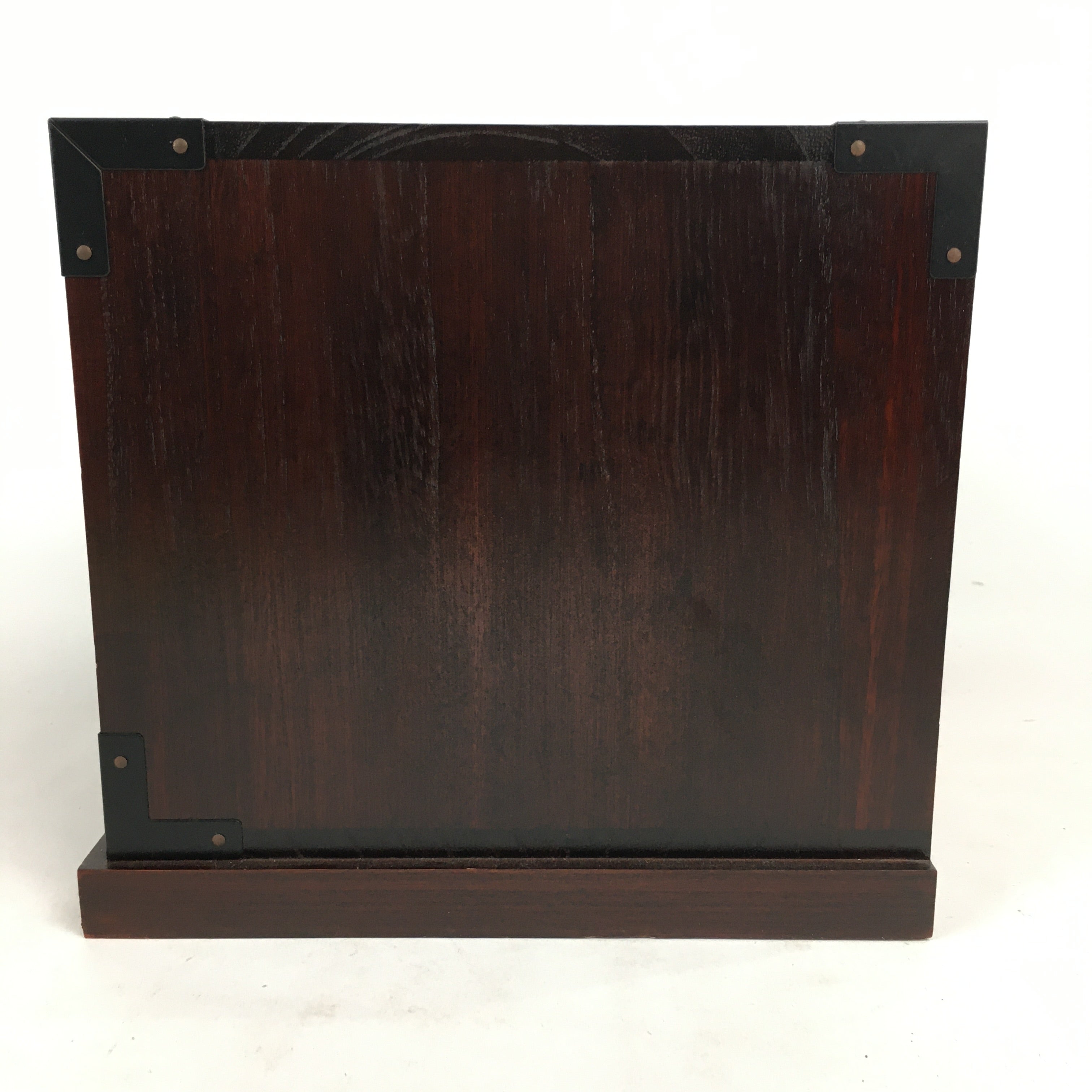 Japanese Wooden Sewing Box Vtg Haribako Chest Tansu 2 Drawers T272