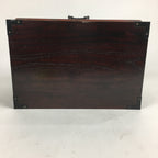 Japanese Wooden Sewing Box Vtg Haribako Chest Tansu 2 Drawers T272