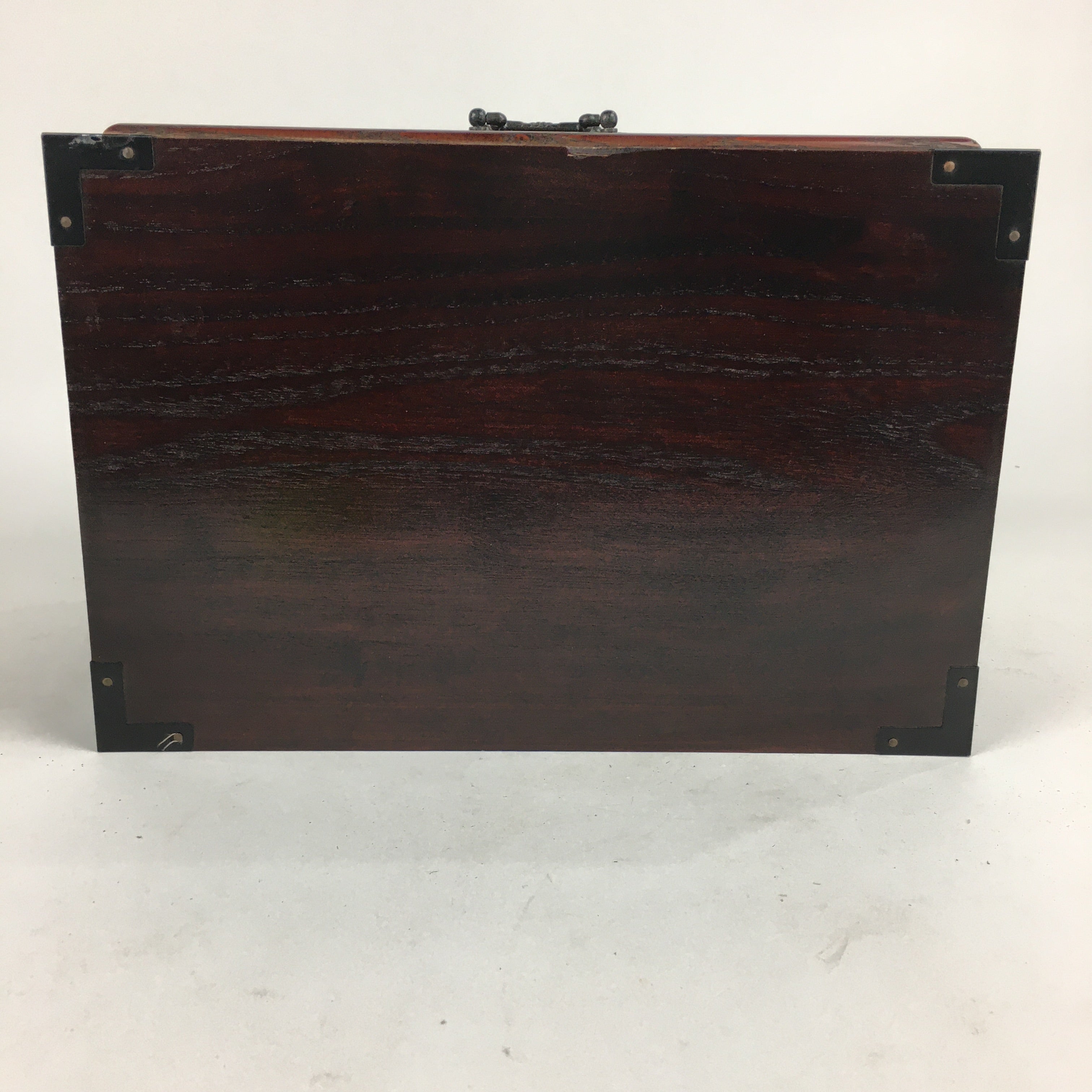 Japanese Wooden Sewing Box Vtg Haribako Chest Tansu 2 Drawers T272