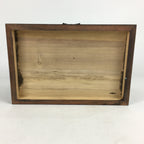 Japanese Wooden Sewing Box Vtg Haribako Chest Tansu 2 Drawers T272