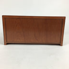 Japanese Wooden Sewing Box Vtg Haribako Chest Tansu 2 Drawers T273