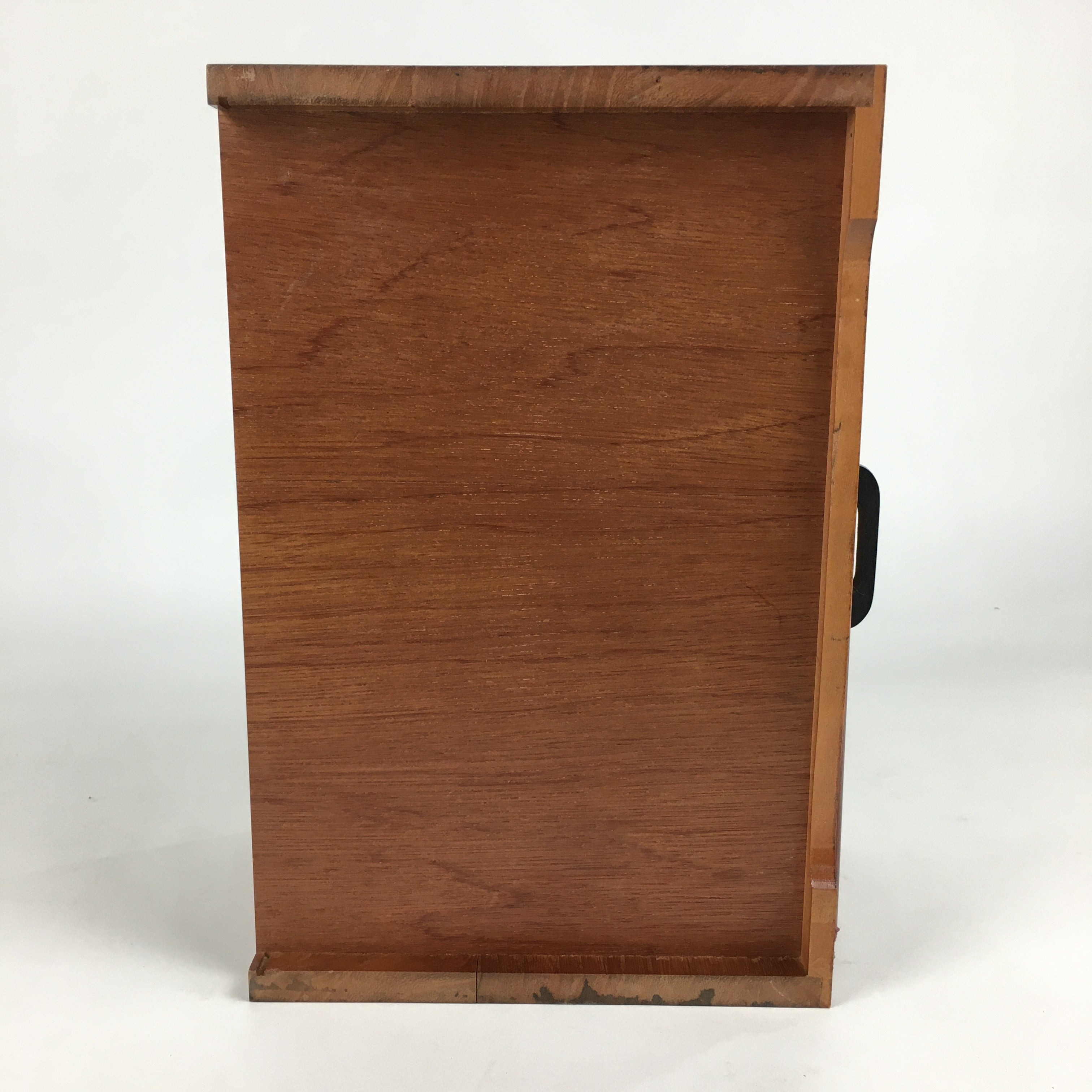 Japanese Wooden Sewing Box Vtg Haribako Chest Tansu 2 Drawers T273