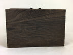 Japanese Wooden Sewing Box Vtg Haribako Chest Tansu 2 Drawers T304