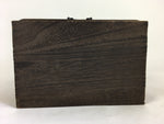 Japanese Wooden Sewing Box Vtg Haribako Chest Tansu 2 Drawers T304