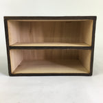 Japanese Wooden Sewing Box Vtg Haribako Chest Tansu 2 Drawers T304