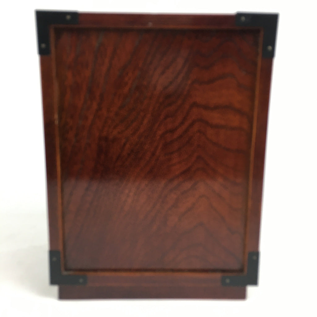 Japanese Wooden Sewing Box Vtg Haribako Chest Tansu 3 Drawers Brown T279