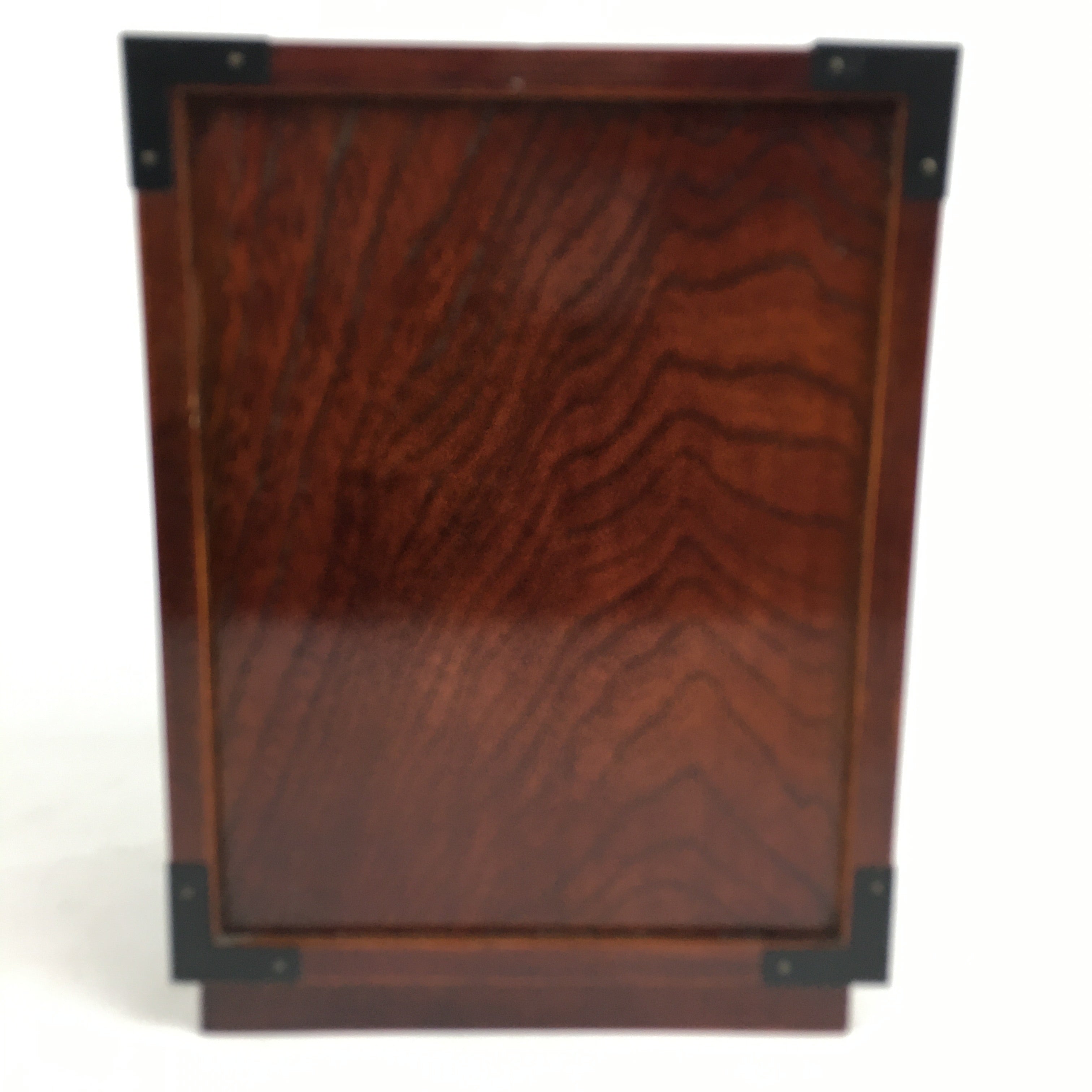 Japanese Wooden Sewing Box Vtg Haribako Chest Tansu 3 Drawers Brown T279