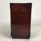 Japanese Wooden Sewing Box Vtg Haribako Chest Tansu 3 Drawers Brown T279