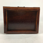 Japanese Wooden Sewing Box Vtg Haribako Chest Tansu 3 Drawers Brown T279