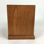 Japanese Wooden Sewing Box Vtg Haribako Chest Tansu 3 Drawers Brown T281