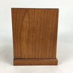 Japanese Wooden Sewing Box Vtg Haribako Chest Tansu 3 Drawers Brown T281